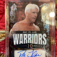 2025 LEAF SPORTS HEROES WARRIORS RIC FLAIR SIGNED NUMBER 7 OF ONLY 7 MADE!
