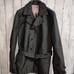 Hiromichi Nakano Trench Coat, Size M, Dark Gray