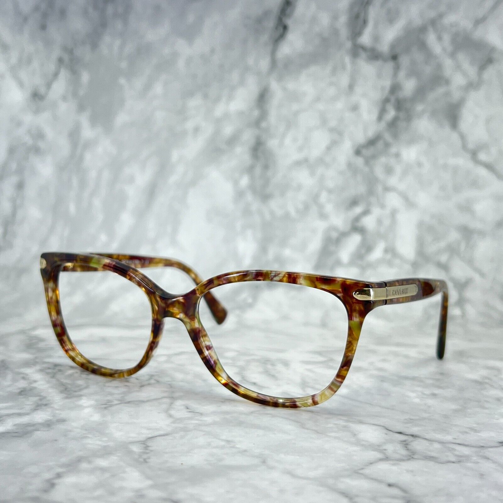 Coach HC 8132 (L109) (Confetti Light Brown) Sunglasses Frame 57-17 135 mm 3N