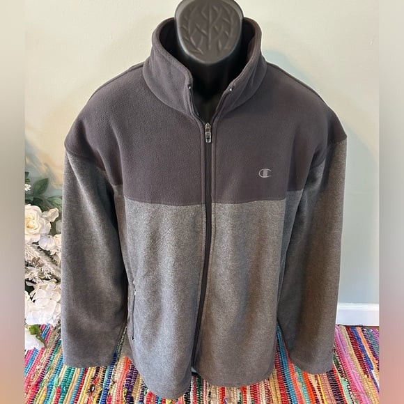 NEW Columbia Fleece Jacket Ski Snow Winter Outdoor Gray Black XL