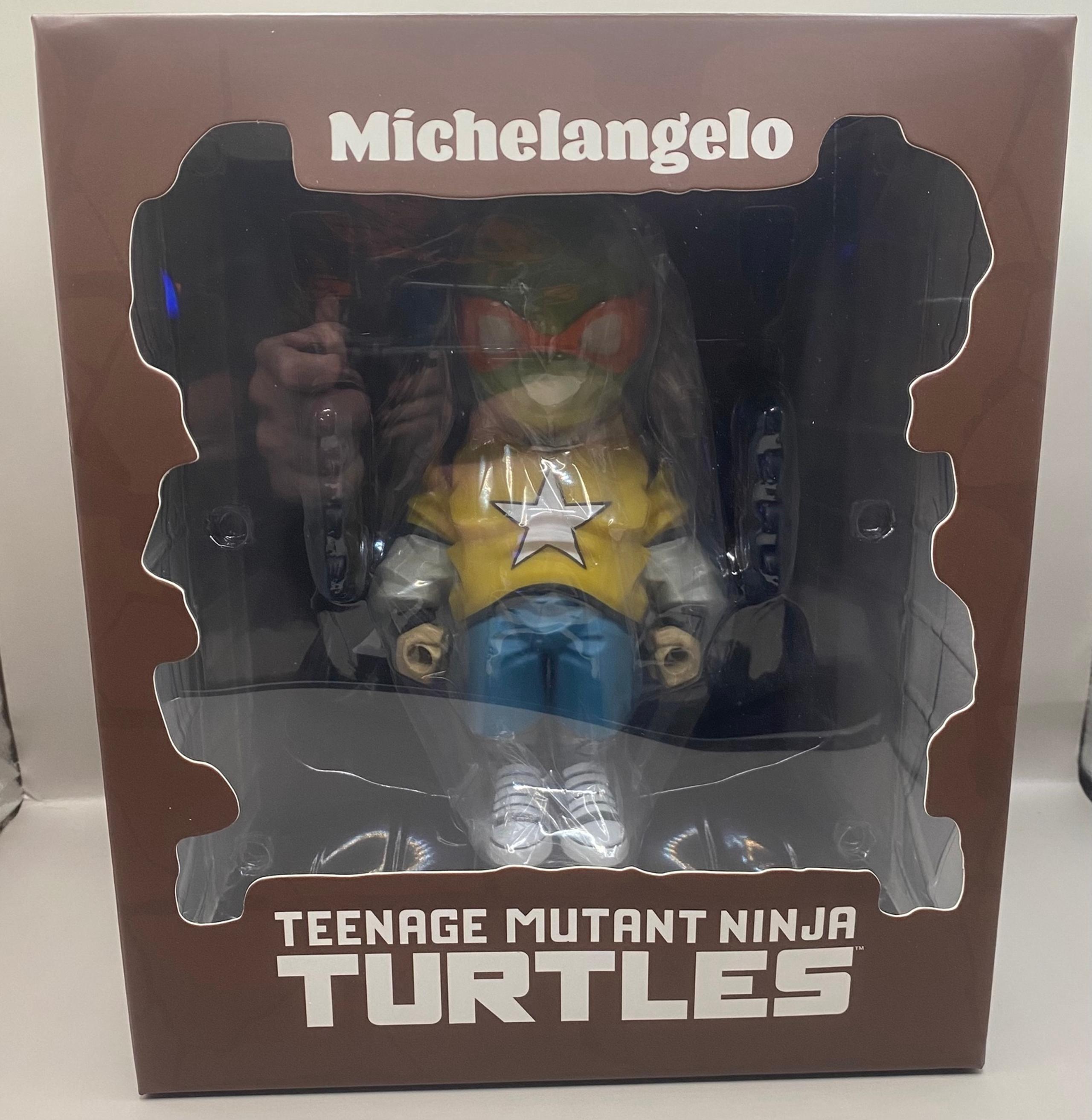 Mighty Jaxx Teenage Mutant Ninja Turtle Michelangelo 8" Figure TMNT Limited Ed