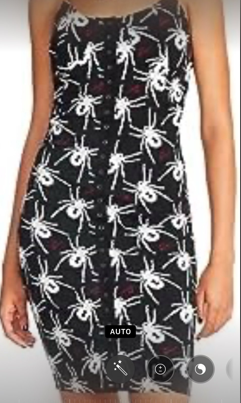 Betsey Johnson Womens Knit Printed Slip Dress. Spider print nwt. MRSP 89