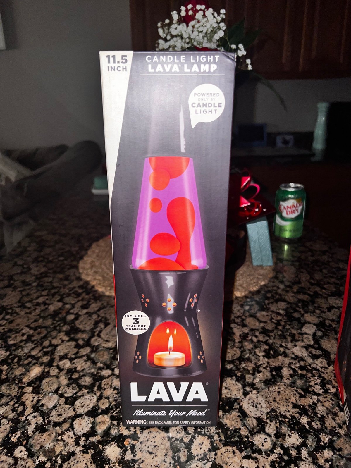 CANDLE LAVA LAMP