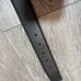 Women Reversible Black Brown Michael Kors MK Belt Buckle Large
