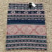 NEW Lauren Ralph Lauren Women’s Geo-Motif Linen-Cotton Pencil Skirt, Size XXL