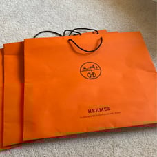 Hermes shopping bag oversized