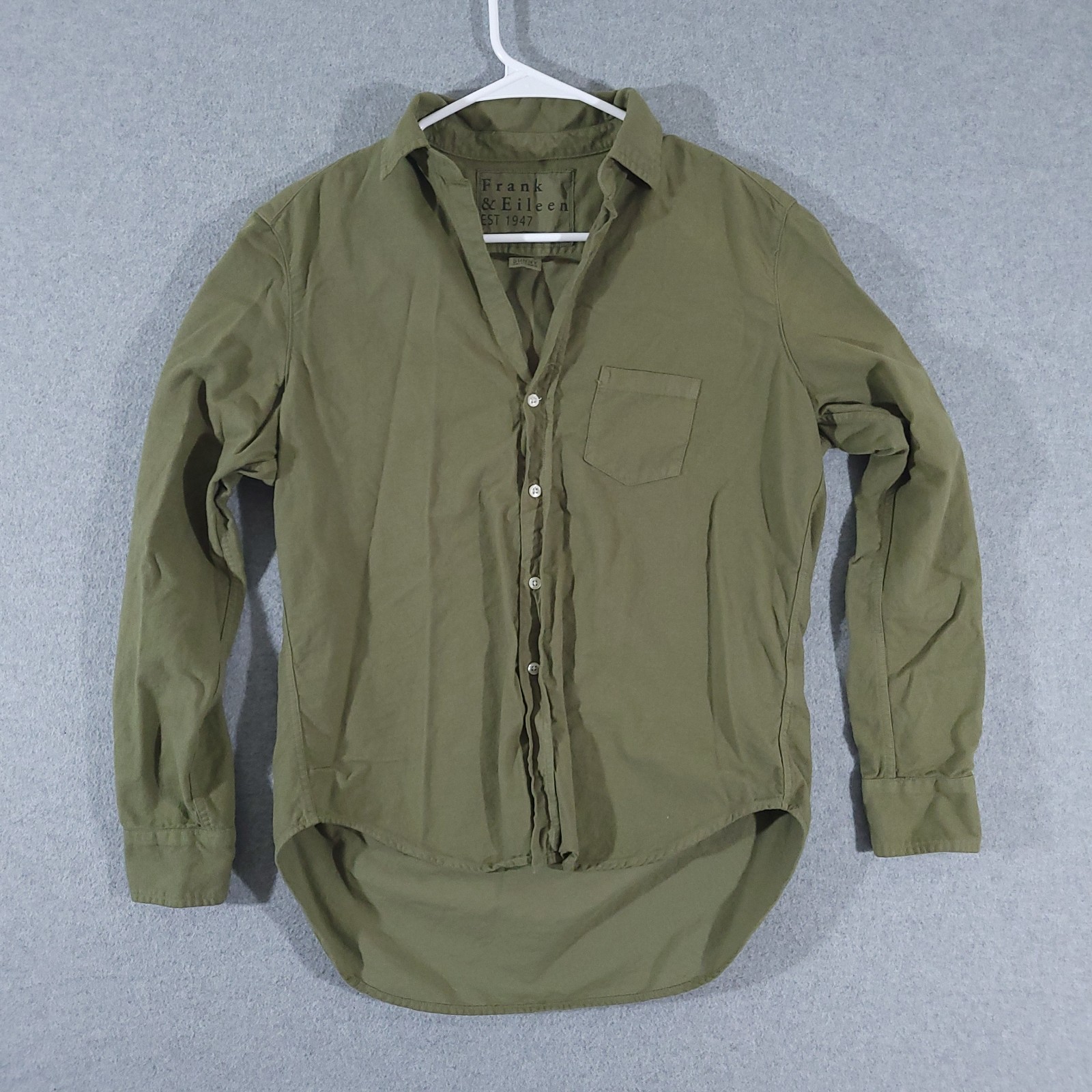 Frank & Eileen Eileen Relaxed Button Up Shirt Women's Size XS Small Woven Cotton