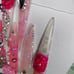 Press on nails. Barbie charms