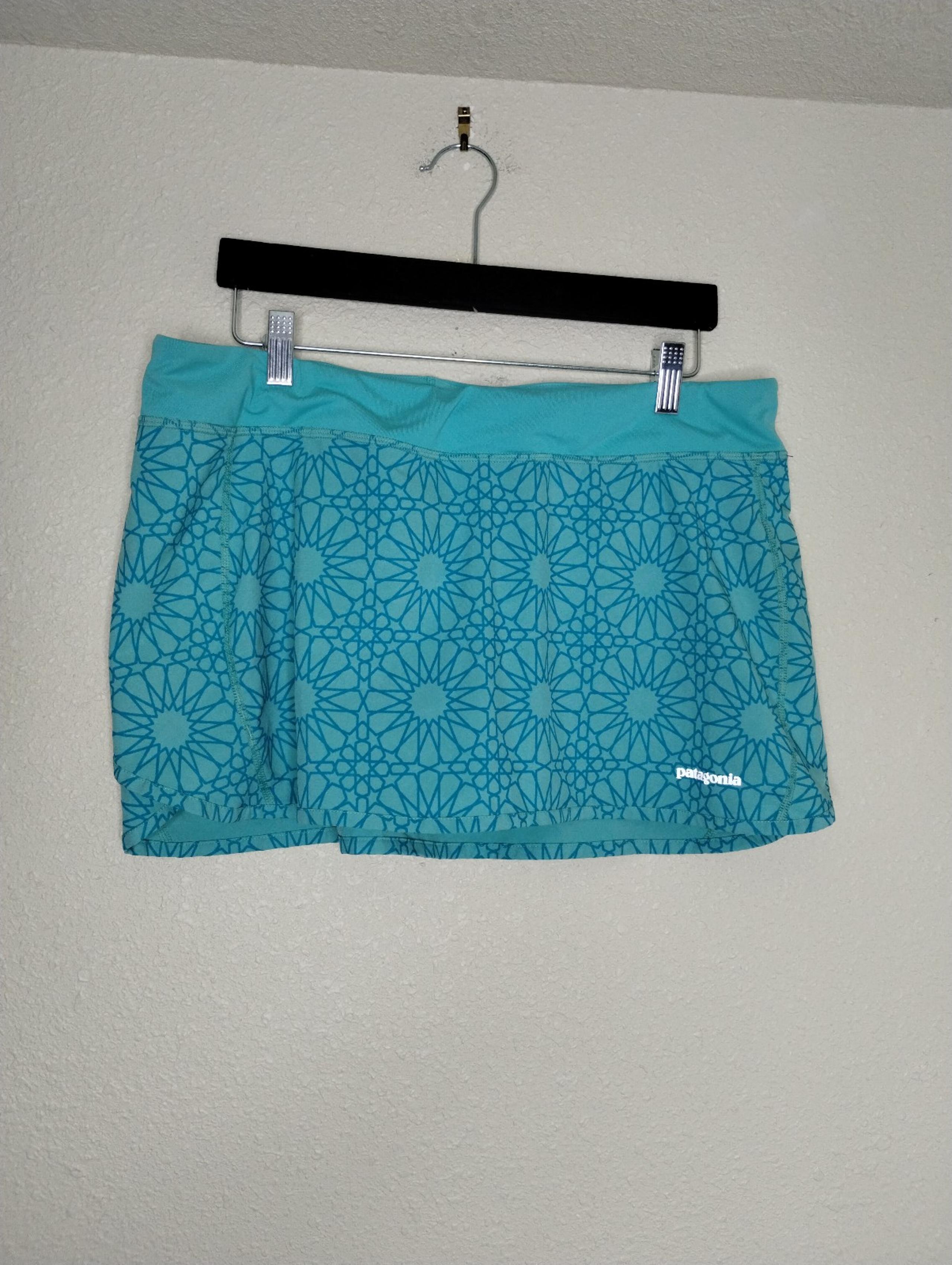 Patagonia Nine Trails Athletic Exercise Skirt Skort Women's Size Large