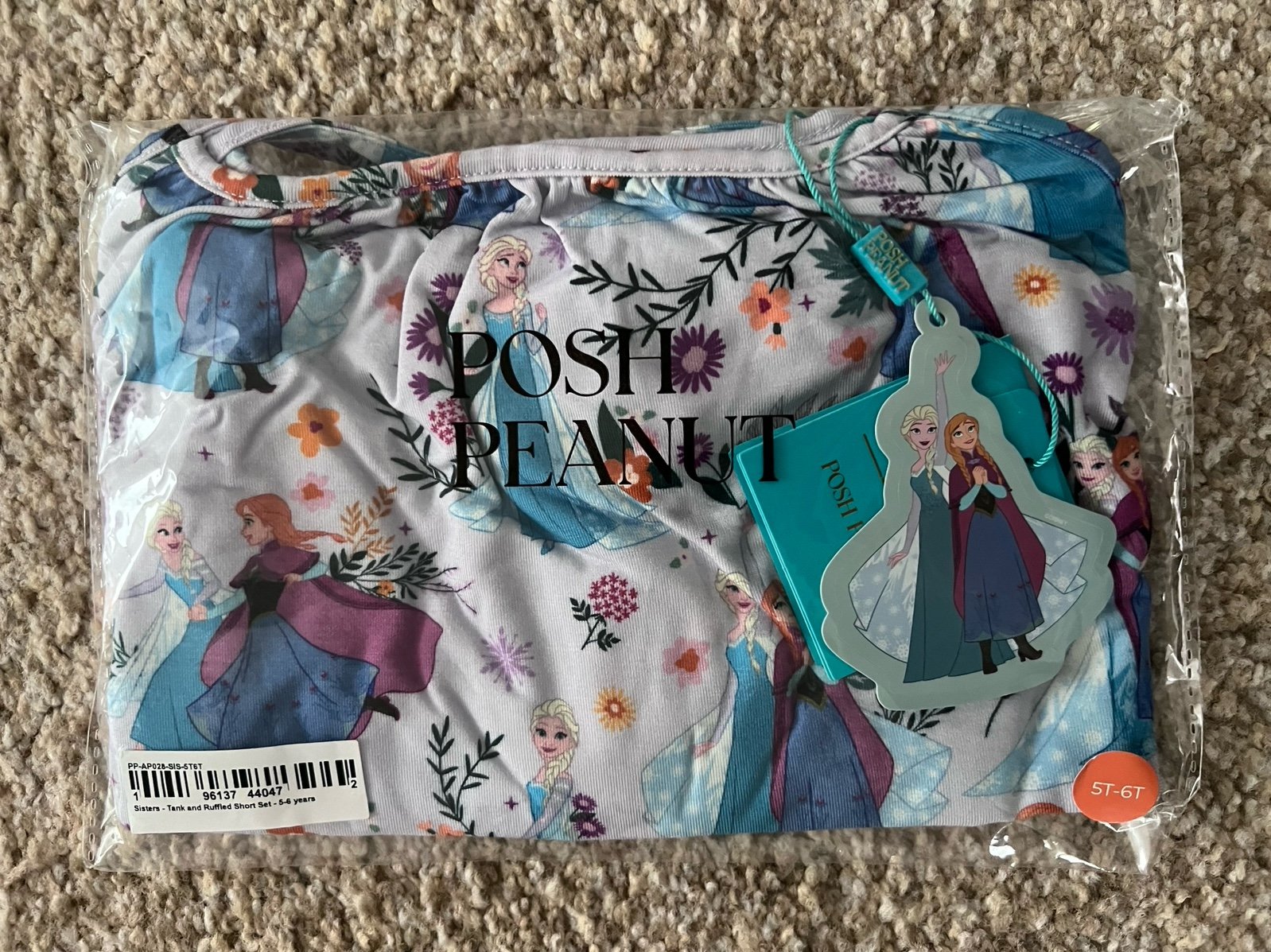 Posh Peanut sisters ruffled tank set nwt 5/6