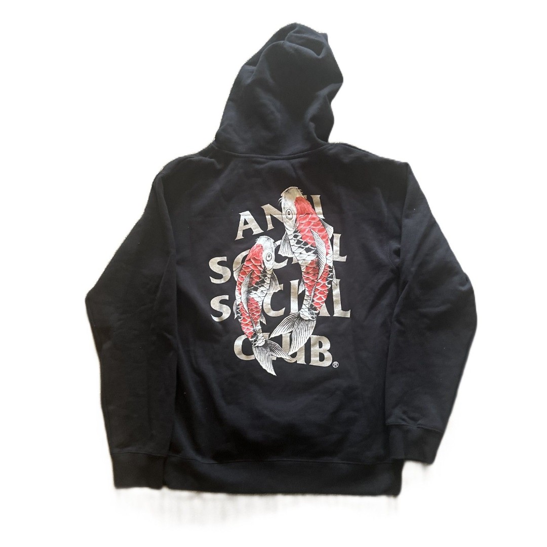 ANTI SOCIAL SOCIAL CLUB - Club Koi Garden 3M reflective Hoodie - Sz. Large