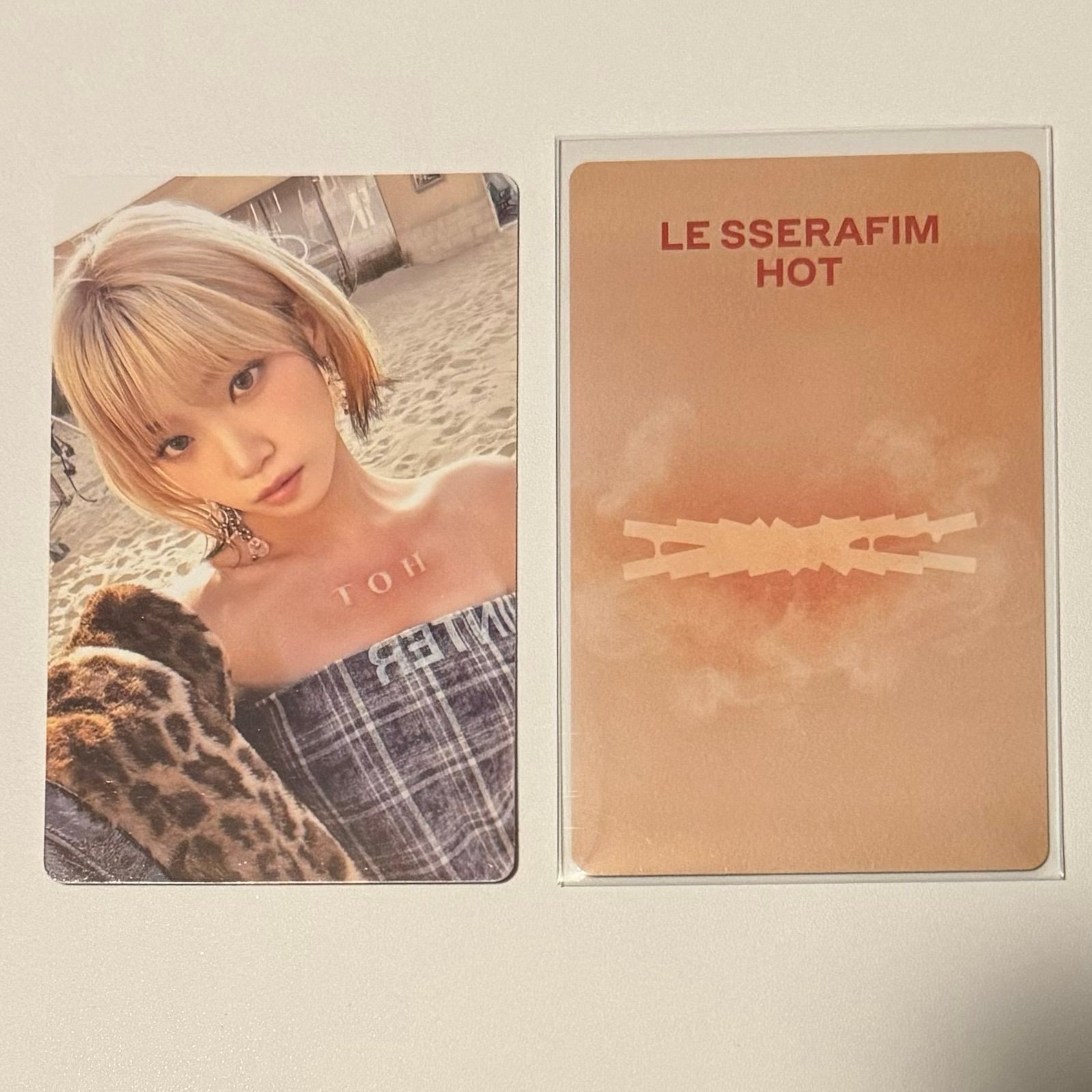 LE SSERAFIM Chaewon Pop up Exclusive Photocard