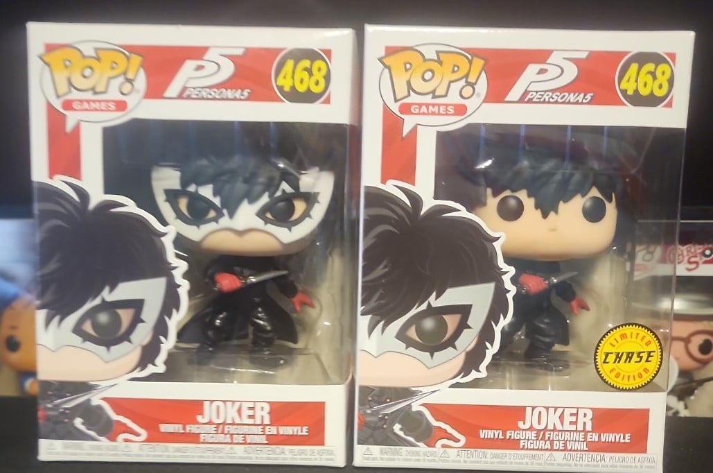 Funko Pop Video Game Persona 5 Joker Masked & Unmasked Limited Edition Chase