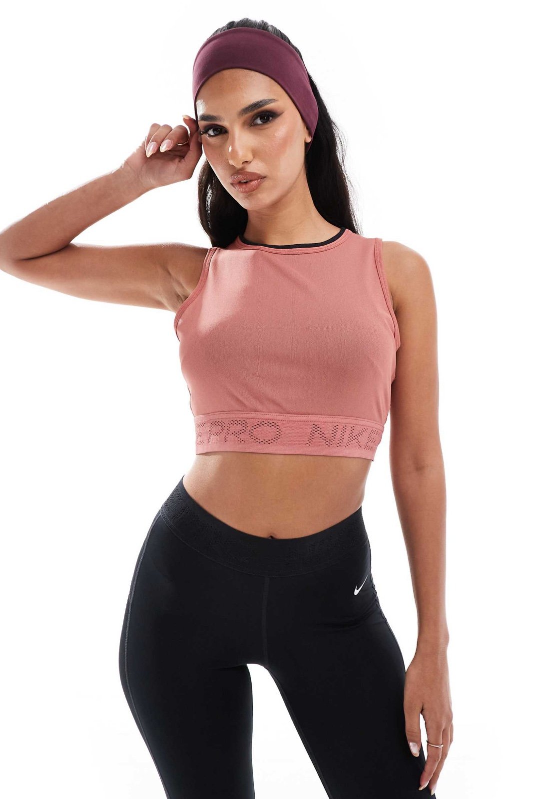 Nike Pro crop top medium NWT