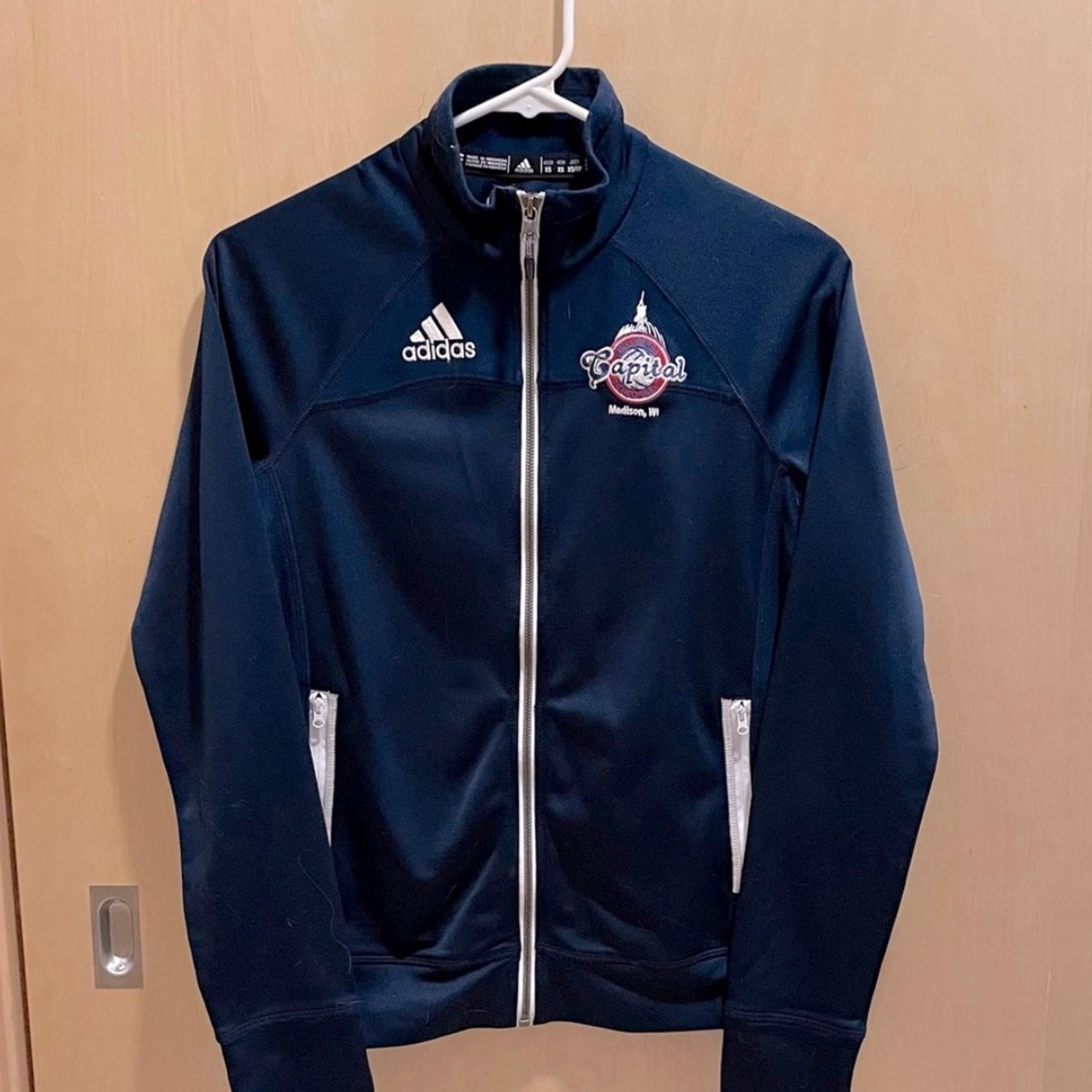 Adidas capital full zip up sweater