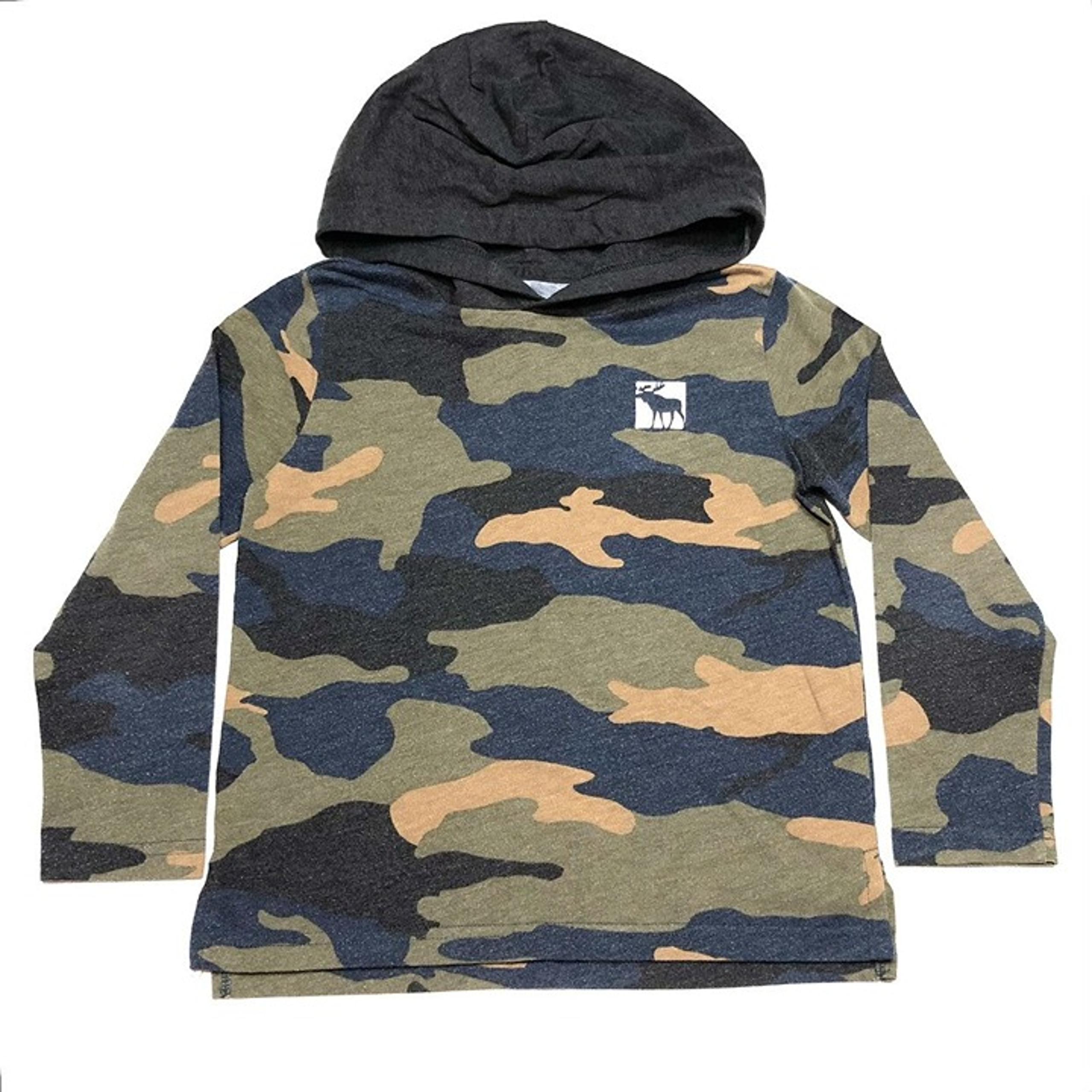 ABERCROMBIE Hooded Camo Top {5/6}