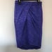 LULLEMON Faux Double Wrap Skirt Blue Stash Pocket 4 Outdoor Tennis Golf Athleti