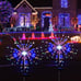 Solar Lights Outdoor Waterproof 2 Pack Solar Powered Firework Stake Lights 120