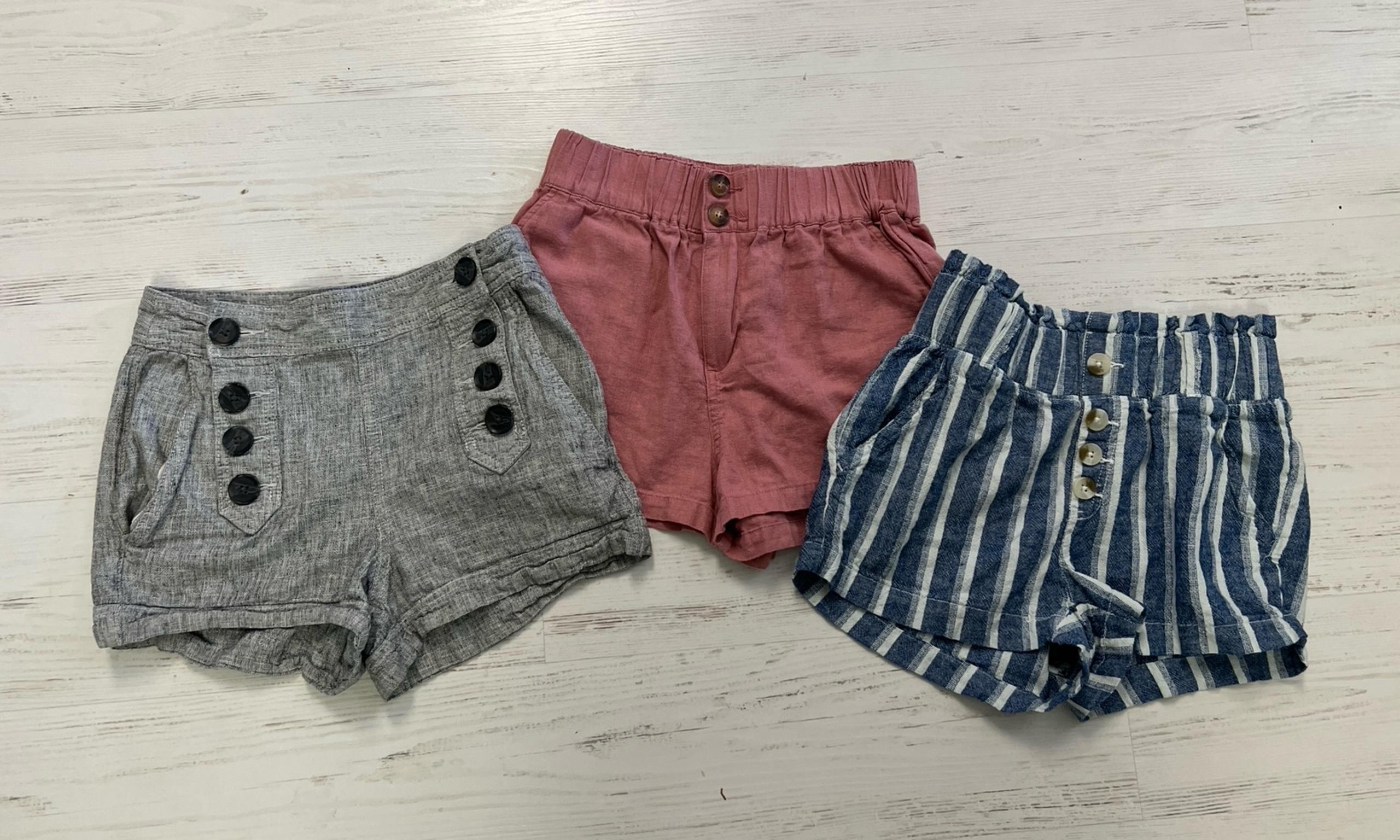 Set of three, lot of women’s shorts