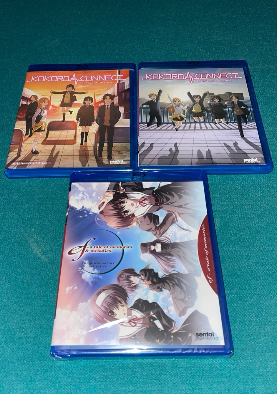 Kokoro Connect Complete TV Series + OVAs + ef Complete Series Anime Blu-rays
