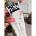 VTG Jump Apparel Co. By Wendye Chaitin Ivory Triangular Fringe Shawl.