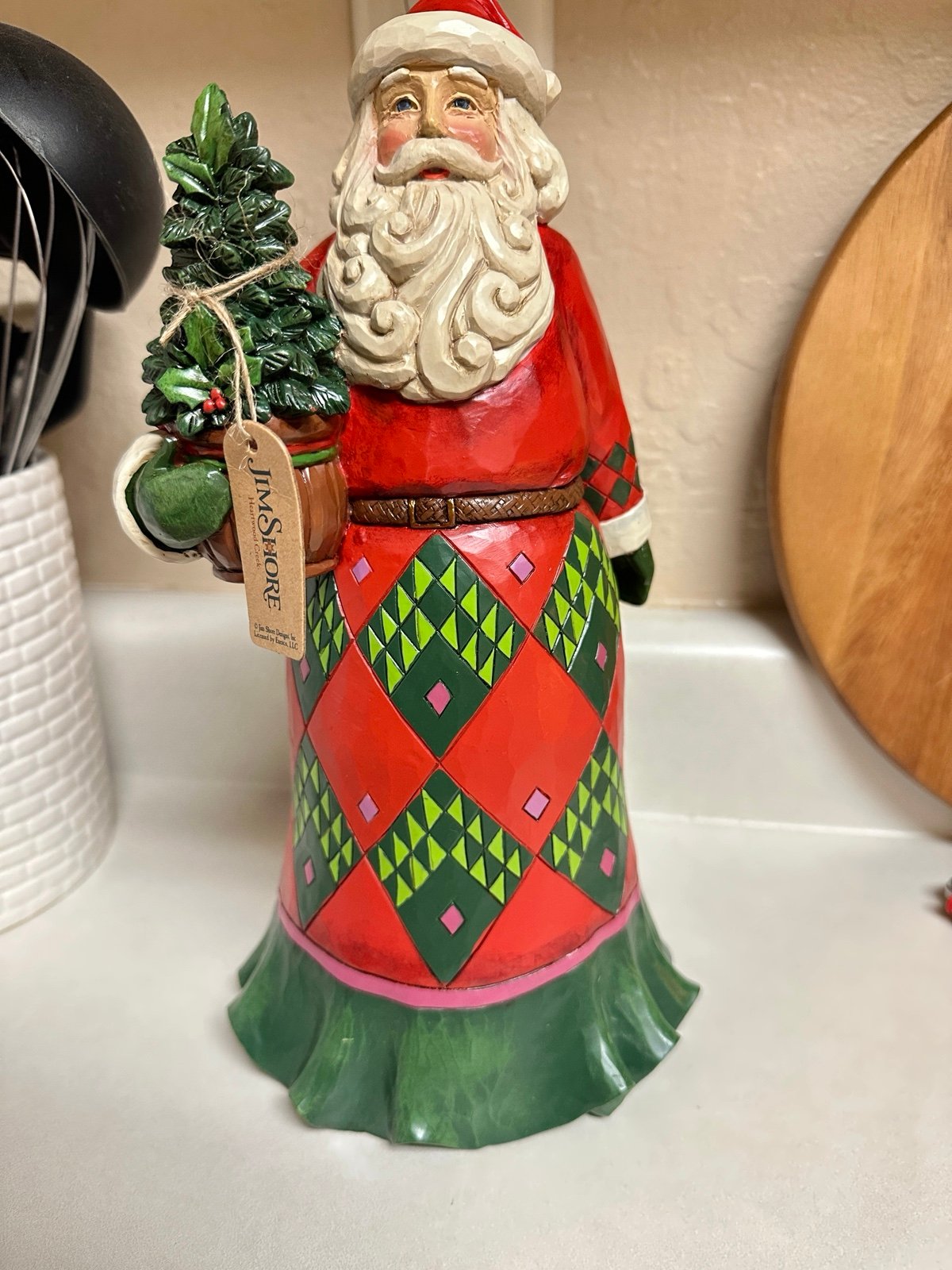 Jim Shore Santa Holding a tree