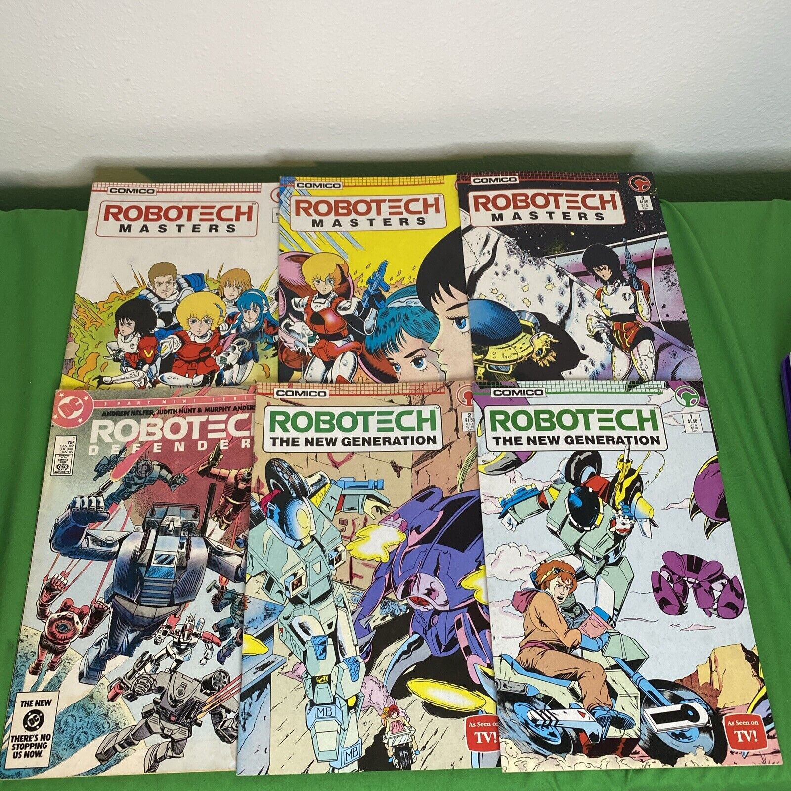 Robotech Comic Lot Masters 1 2 3 Defenders 1 New Generation 1 2