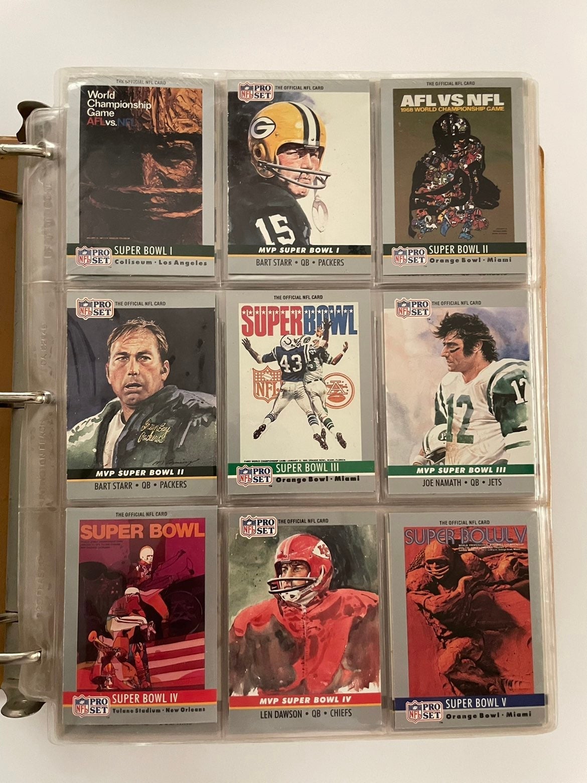 Nfl Pro Set 1990 1 & 2
