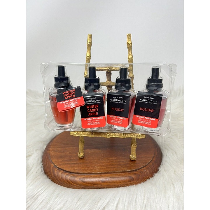 Bath and Body Works Winter Candy Apple (2) Holiday (2) Wallflowers Refill