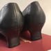 [Salvatore Ferragamo] Authenticated Black Leather Kitten Heel Pumps Women’s 5.0