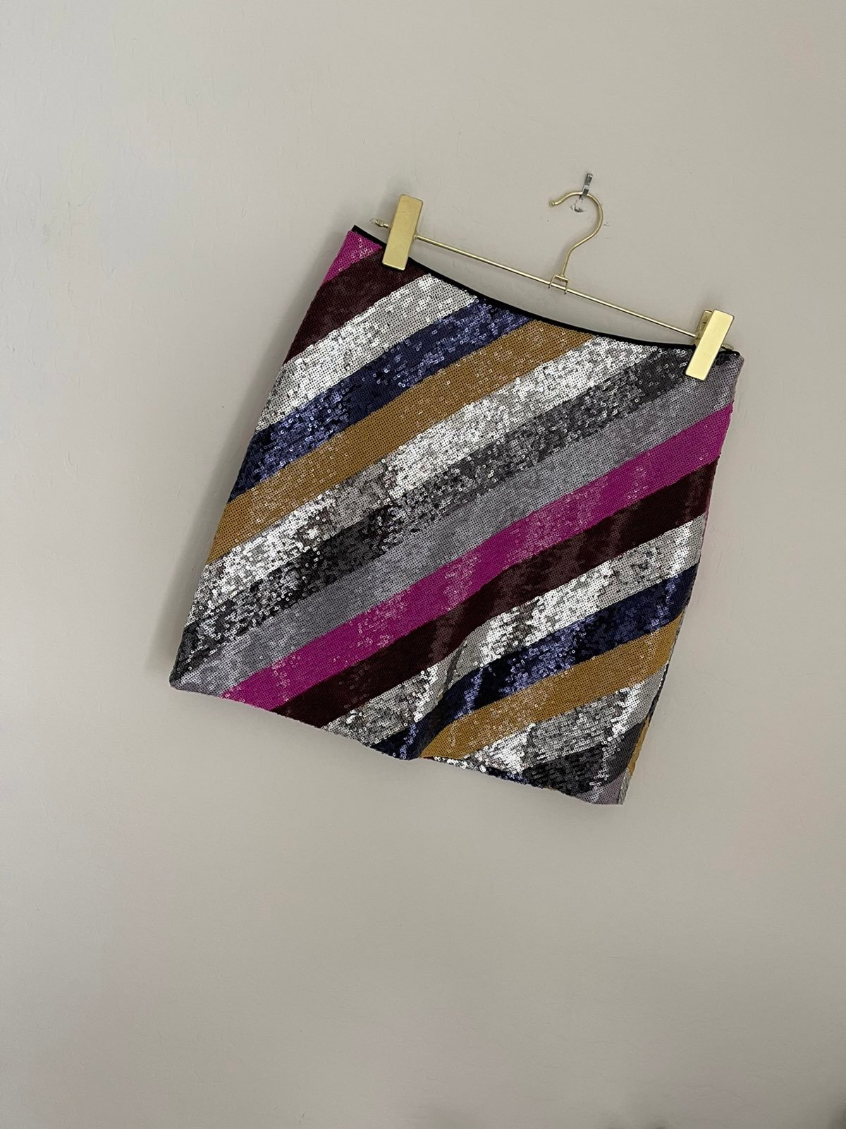 milly sequin mini skirt