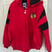 Vintage Chicago Blackhawks 90’s Jacket Logo 7 Size L Official Licensed NHL