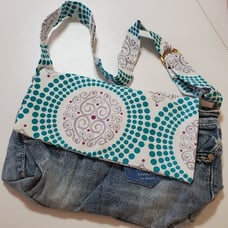 Reclaimed Jean Handmade Handbag-Fully Lined-Ready to Ship!