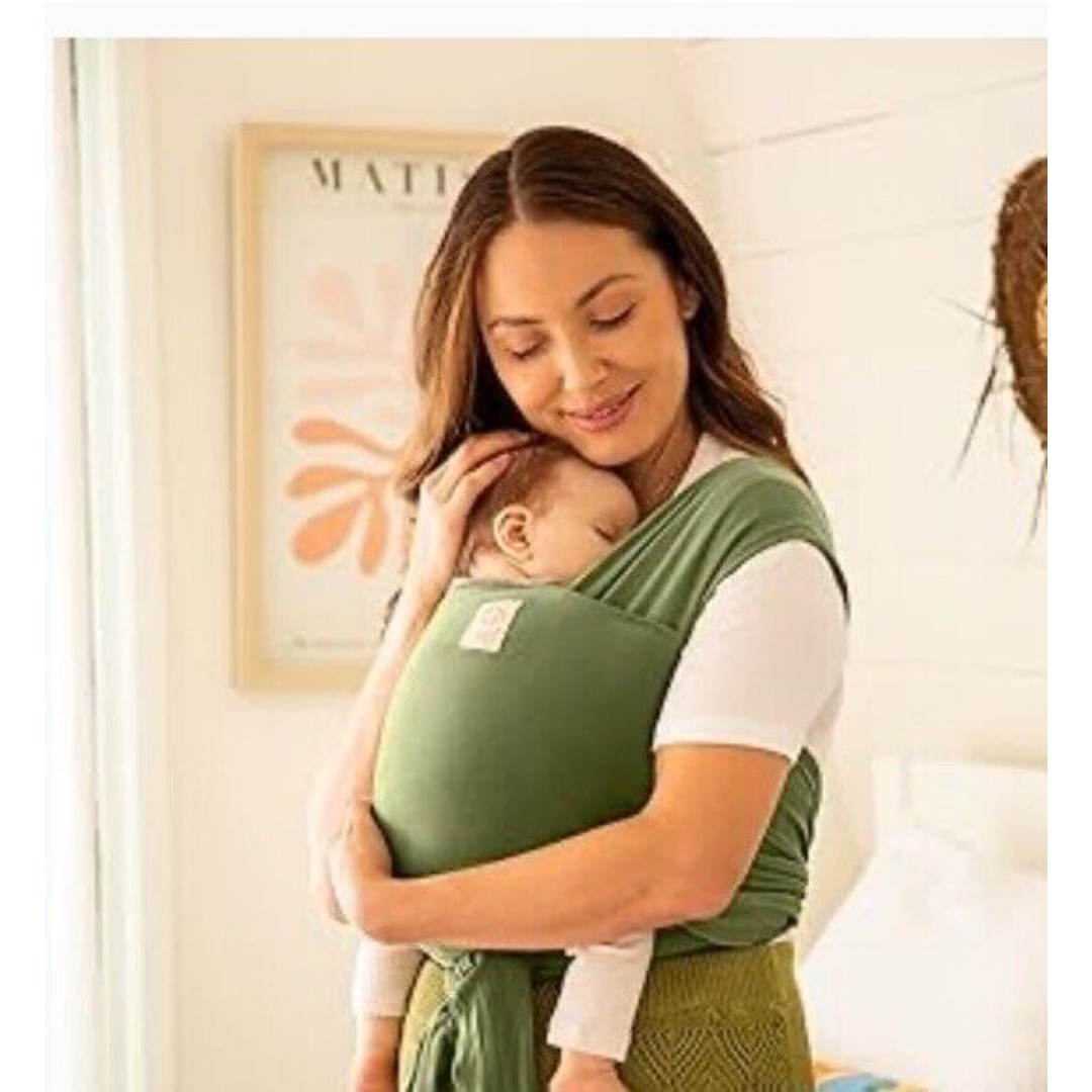 Lille Baby Dragonfly Wrap - color Moss Green New
