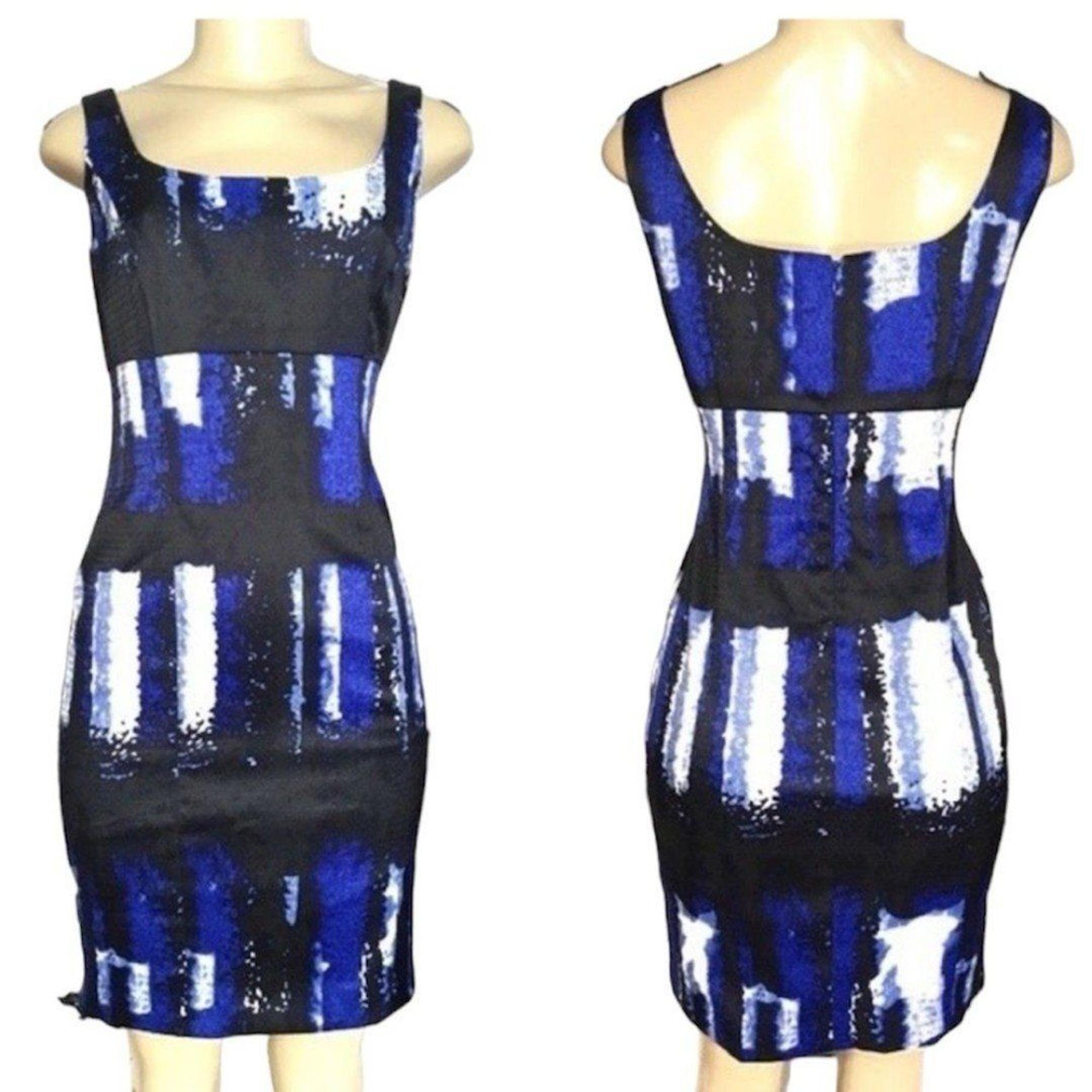 MUSE ABSTRACT BRUSH STROKES SHEATH SLEEVELESS MULTICOLOR MINI DRESS 2 ARTSY