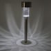 10pcs High Brightness Solar Power LED Lawn Lamps with Lampshades White & Silver
