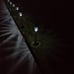 10pcs High Brightness Solar Power LED Lawn Lamps with Lampshades White & Silver