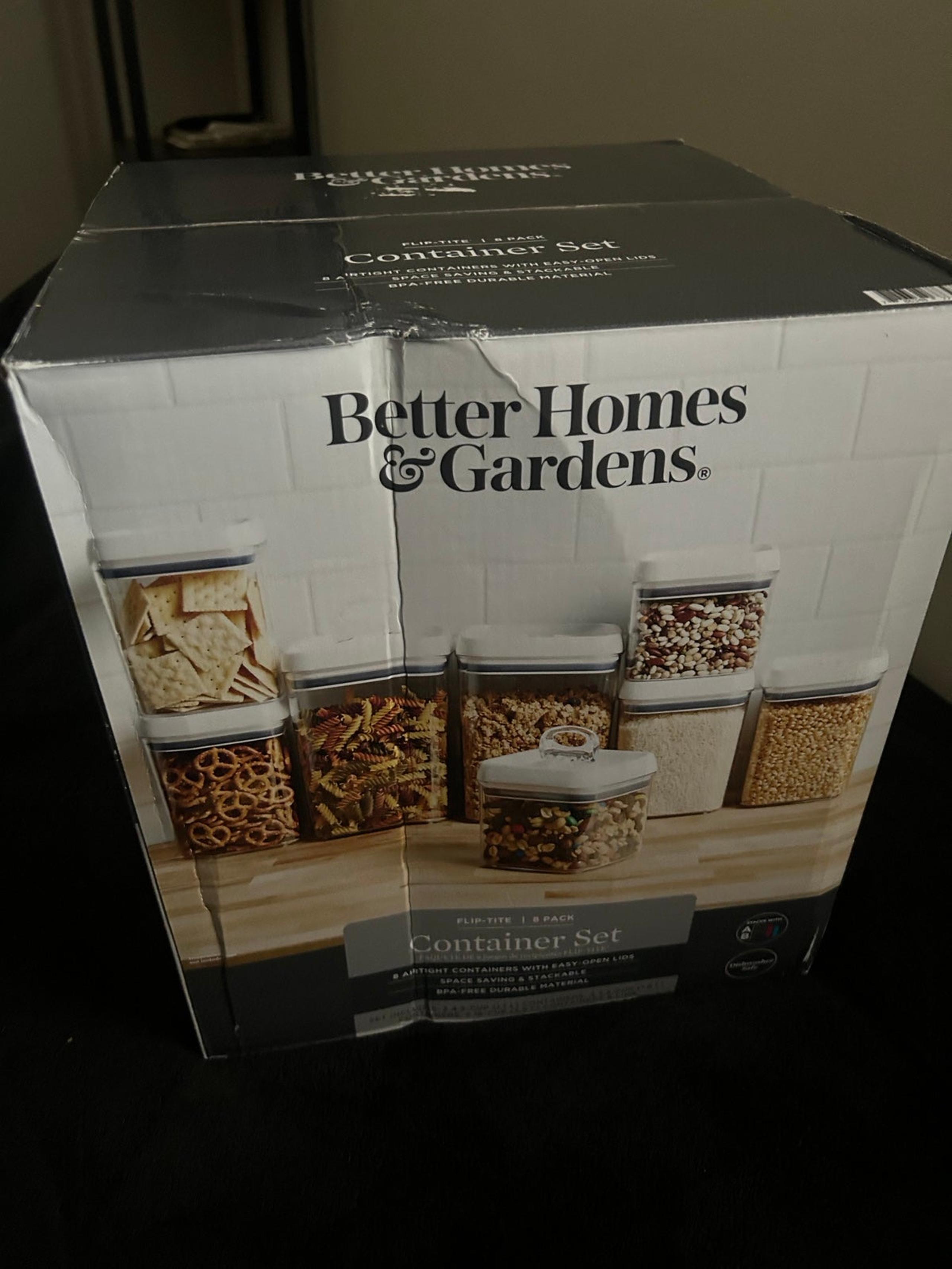 Better Homes and Garden 8 piece Storage Container Set