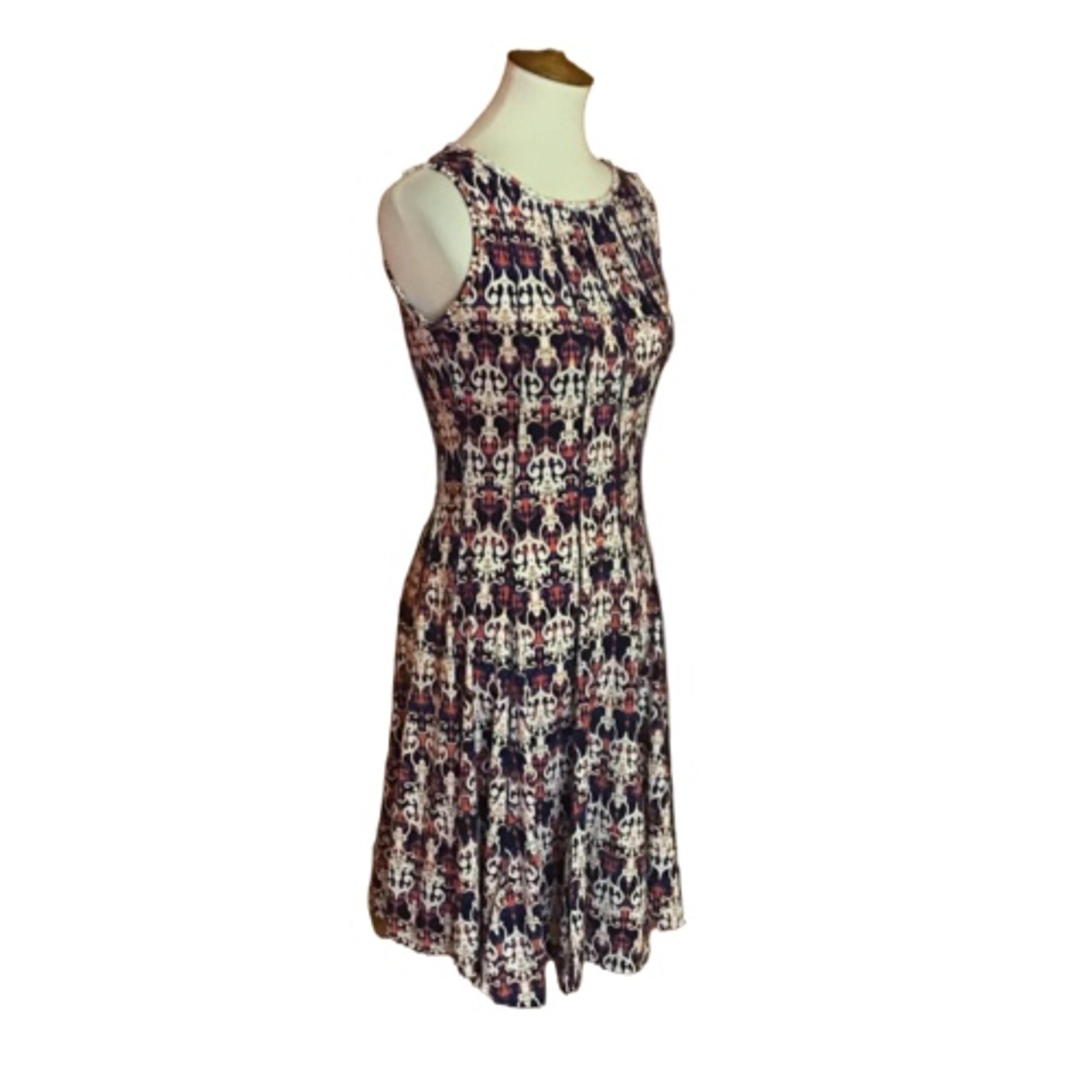 Haani Petite Op Art Fit & Flair Summer Dress