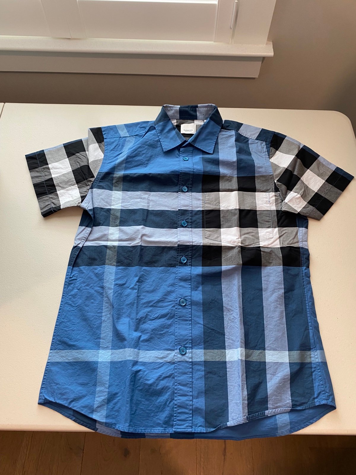Burberry button down shirt