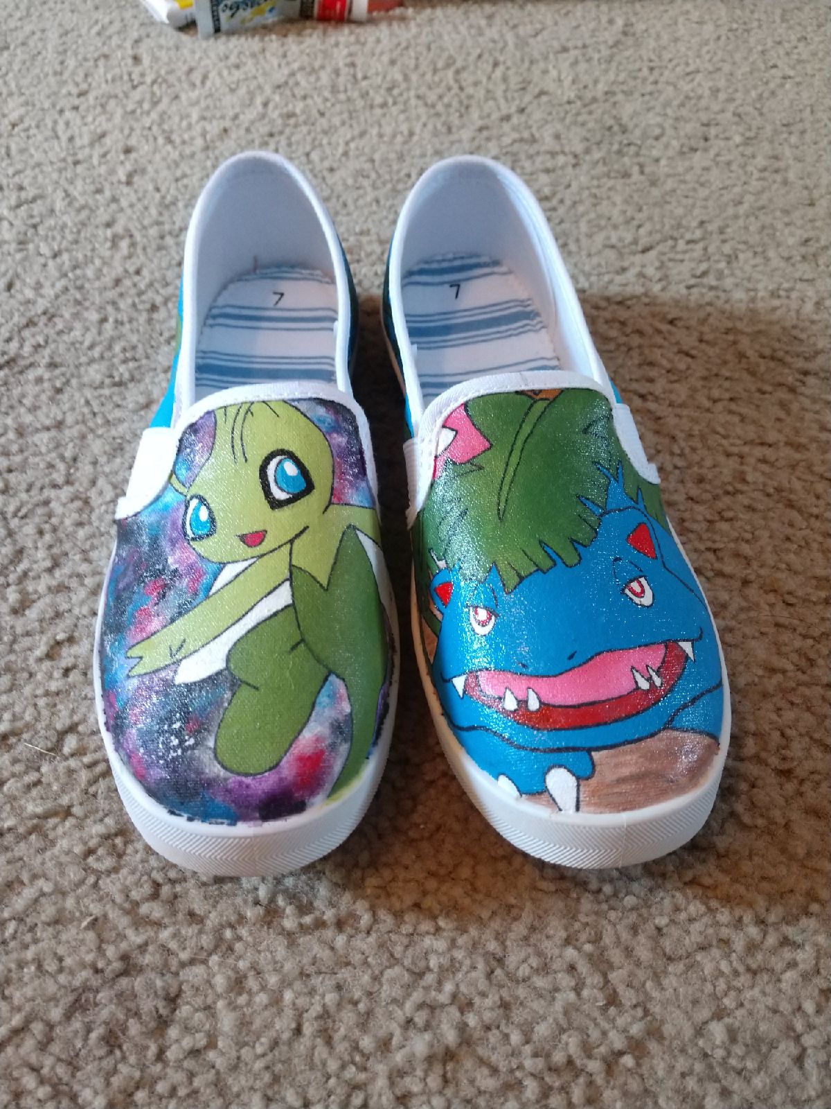 Hand Painted Pokemon Shoes