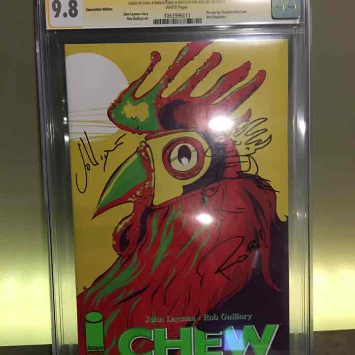 Chew #12 sdcc variant cgc 9.8