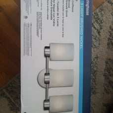 Westinghouse Sylvestre 3-Light Brushed Nickel Wall Fixture 6227900