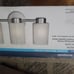 Westinghouse Sylvestre 3-Light Brushed Nickel Wall Fixture 6227900