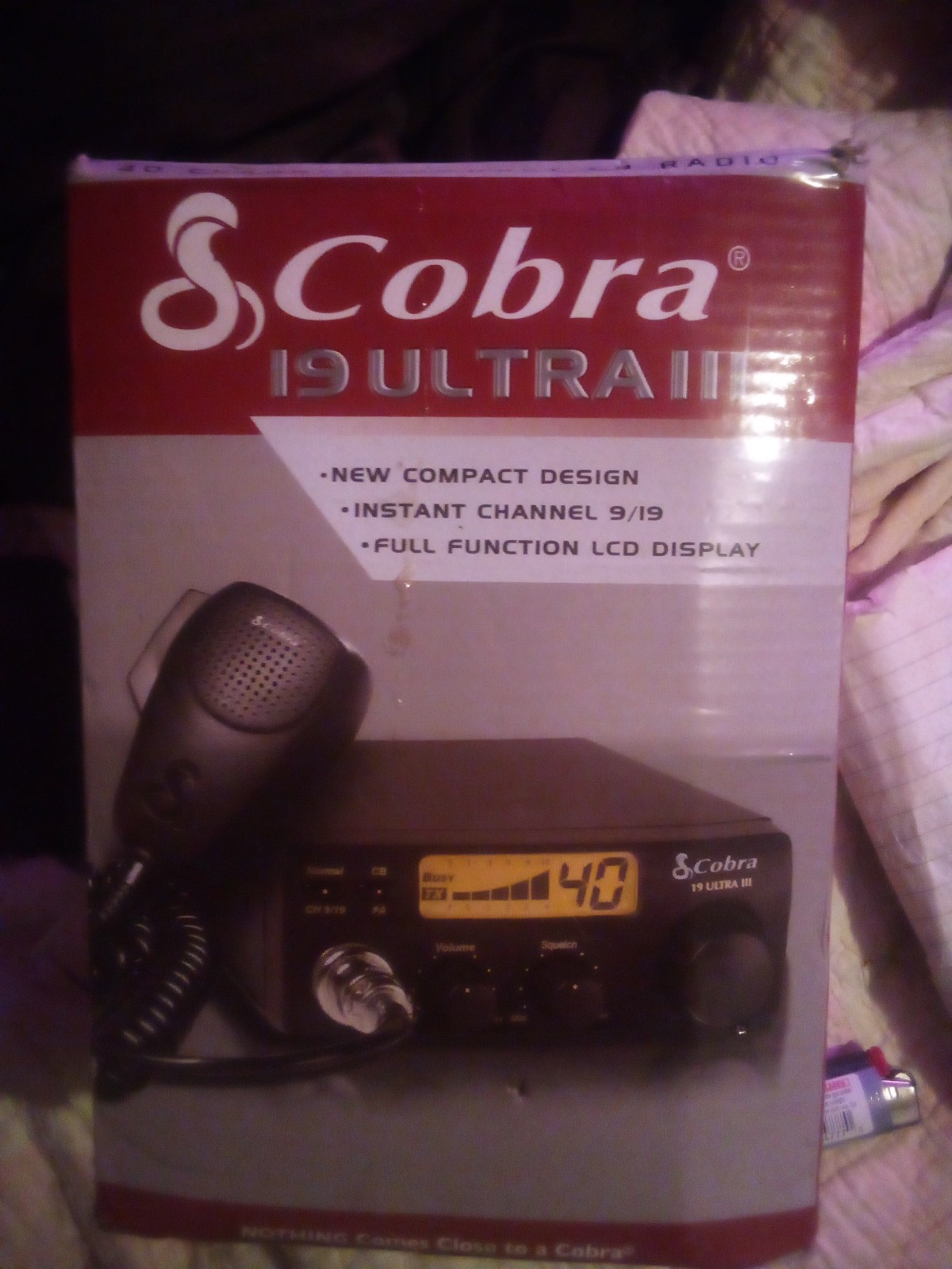 New Cobra c.b. radio