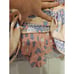 Vintage Hanna Andersson boxy bunny dress peach blue pink size 80 18-24m 80s 90s