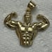 10k solid yellow gold pendant