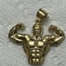 10k solid yellow gold pendant