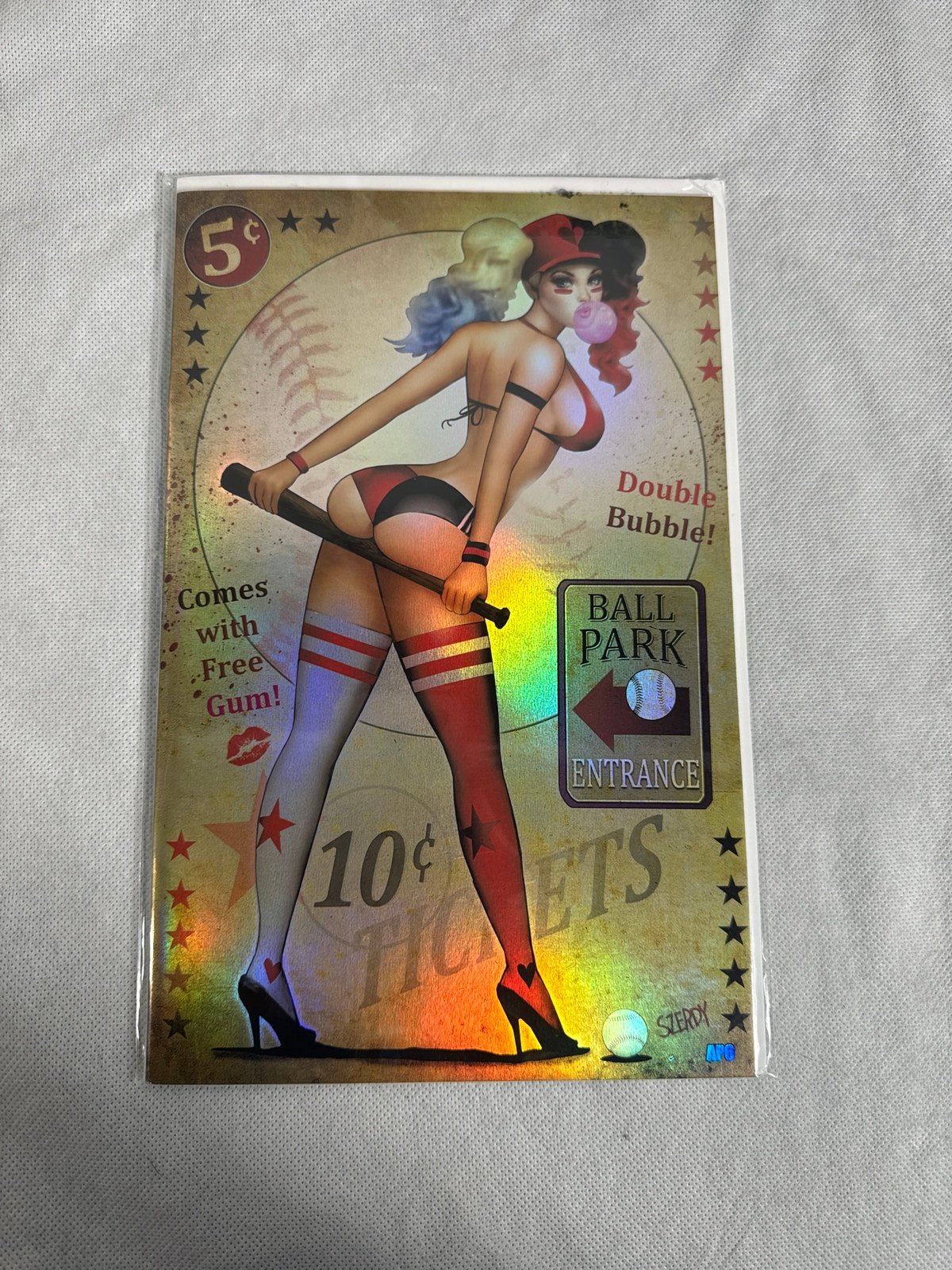 NM Szerdy Hardlee Thinn Ball Park AP6 Chrome Foil Virgin