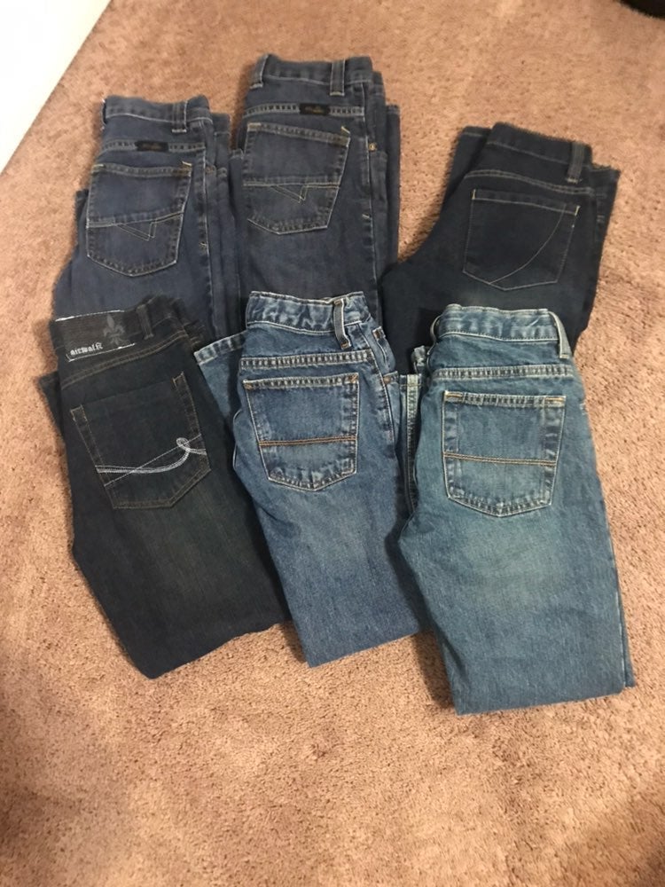 6 pairs Jeans boys size 10